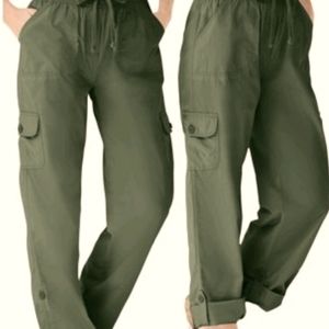 Woman Within convertable Cargo pant plus size
